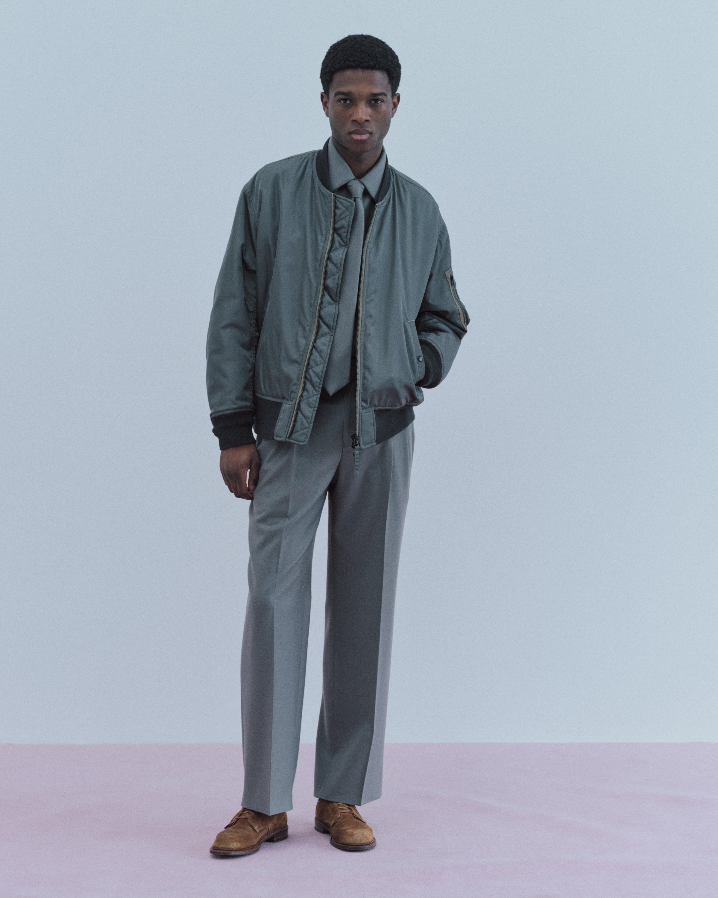 Bratac Silk Heavy Twill / Silk MA-1, Sage Green