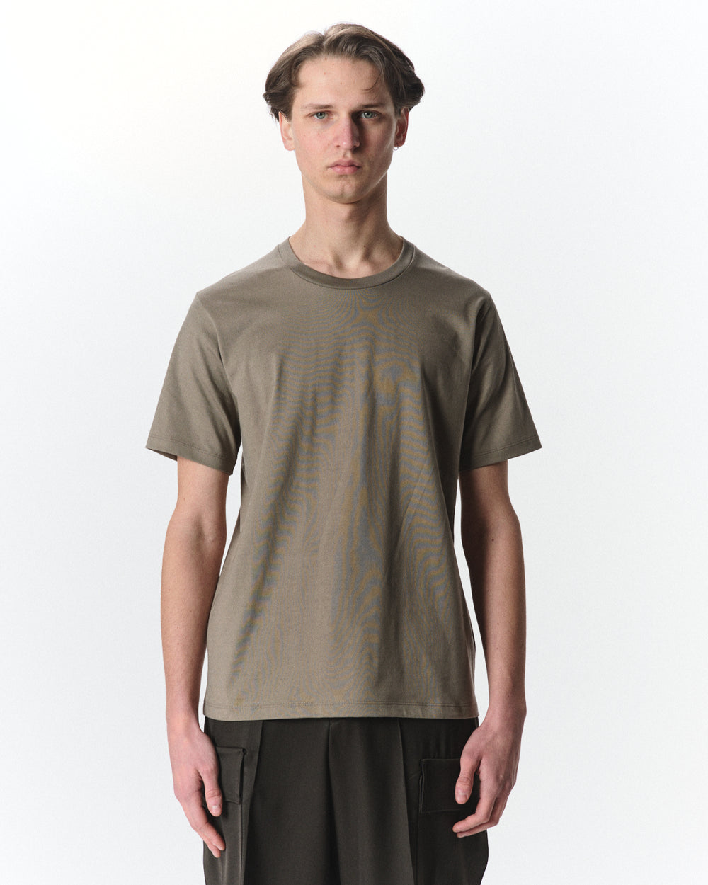 オーガニックGIZA 60/3天竺 サバイバルクロス® / レギュラーフィットTee, Covert Gray