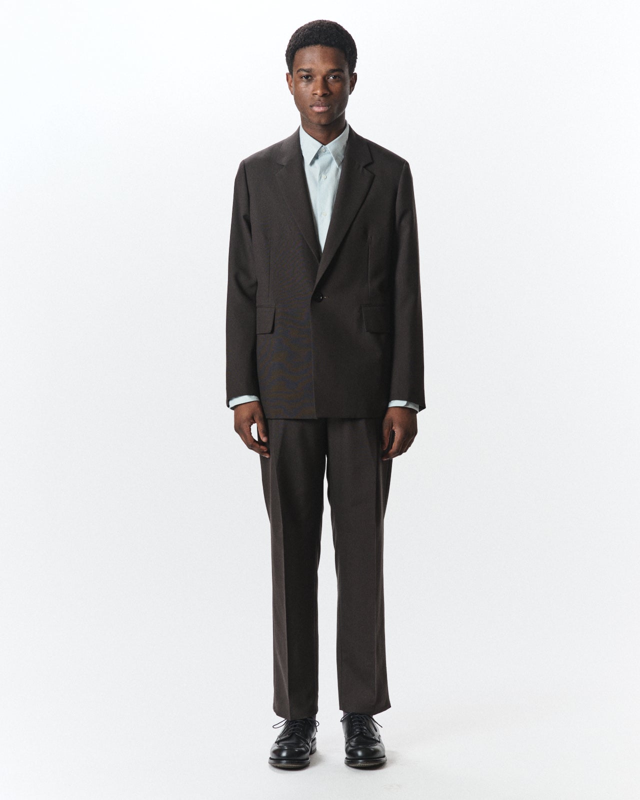 Polwarth Tropical / Square Jacket, Dark Olive