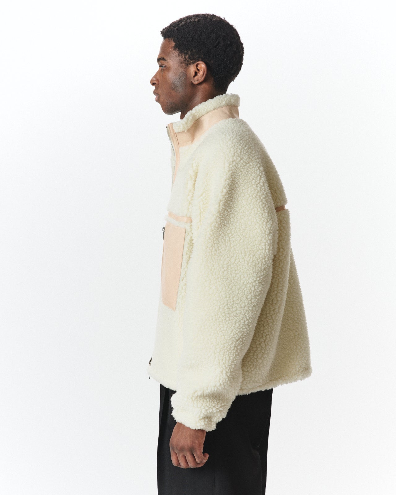 ロッキーメリノシープボア / レトロカーディガン, Off White