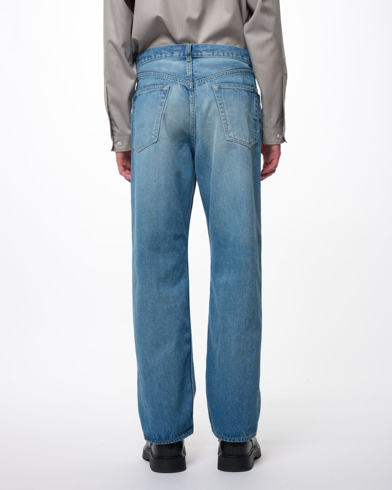 Organic Cotton 13.5oz Selvedge Denim / Cylinder Fit Jeans, Indigo V.W
