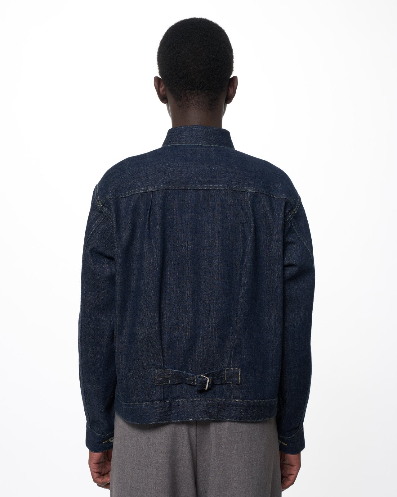 オーガニックコットン13.5ozセルビッジデニムType-1 / デニムジャケット, Indigo O.W