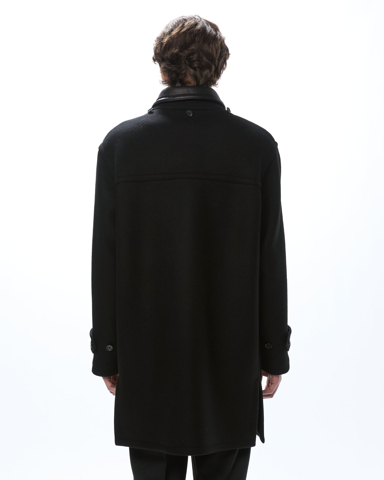 ヴィンテージメルトン / ダッフルコート, Black