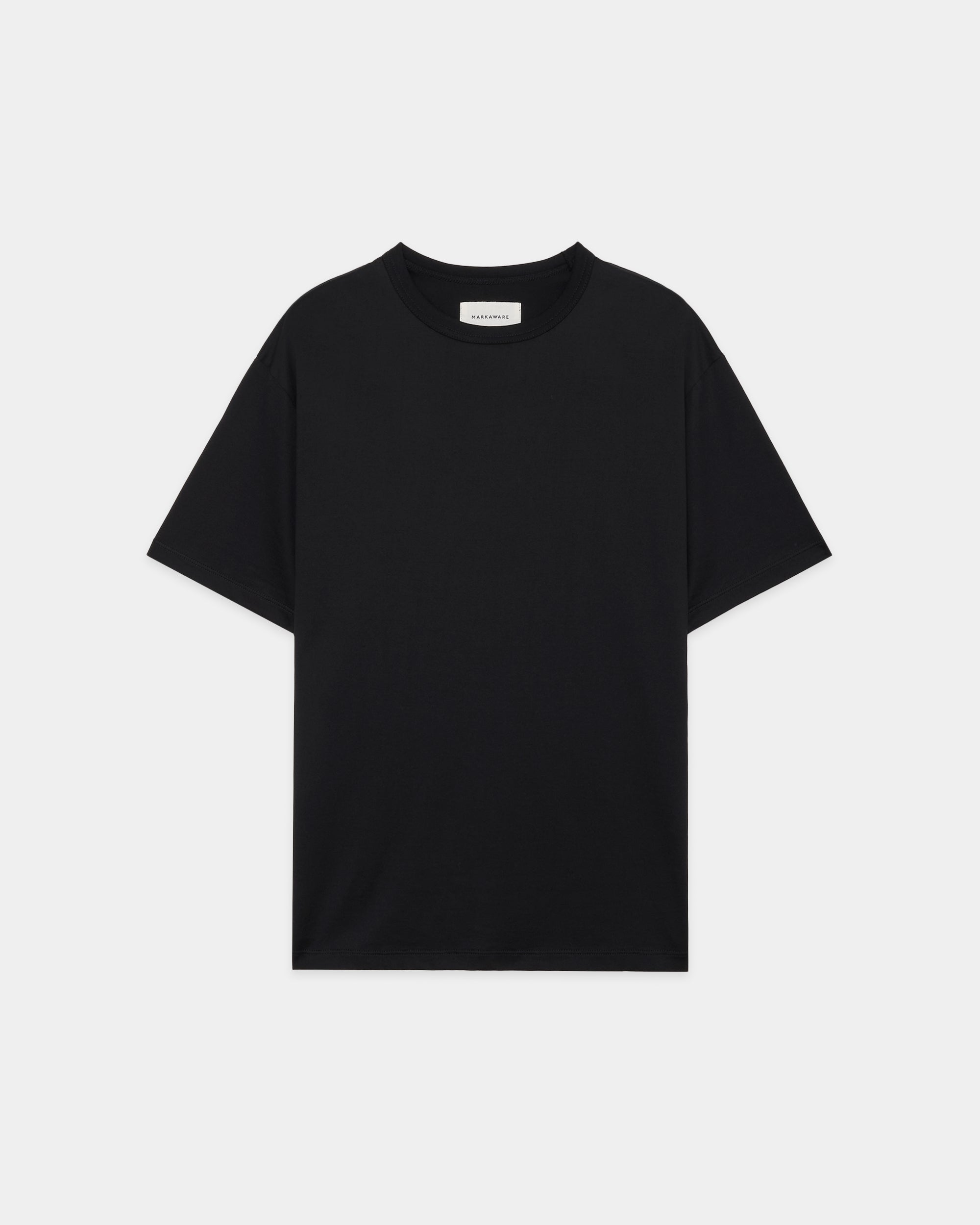 オーガニックGIZA70/2天竺 / ニューリラックスドフィットTee, Black