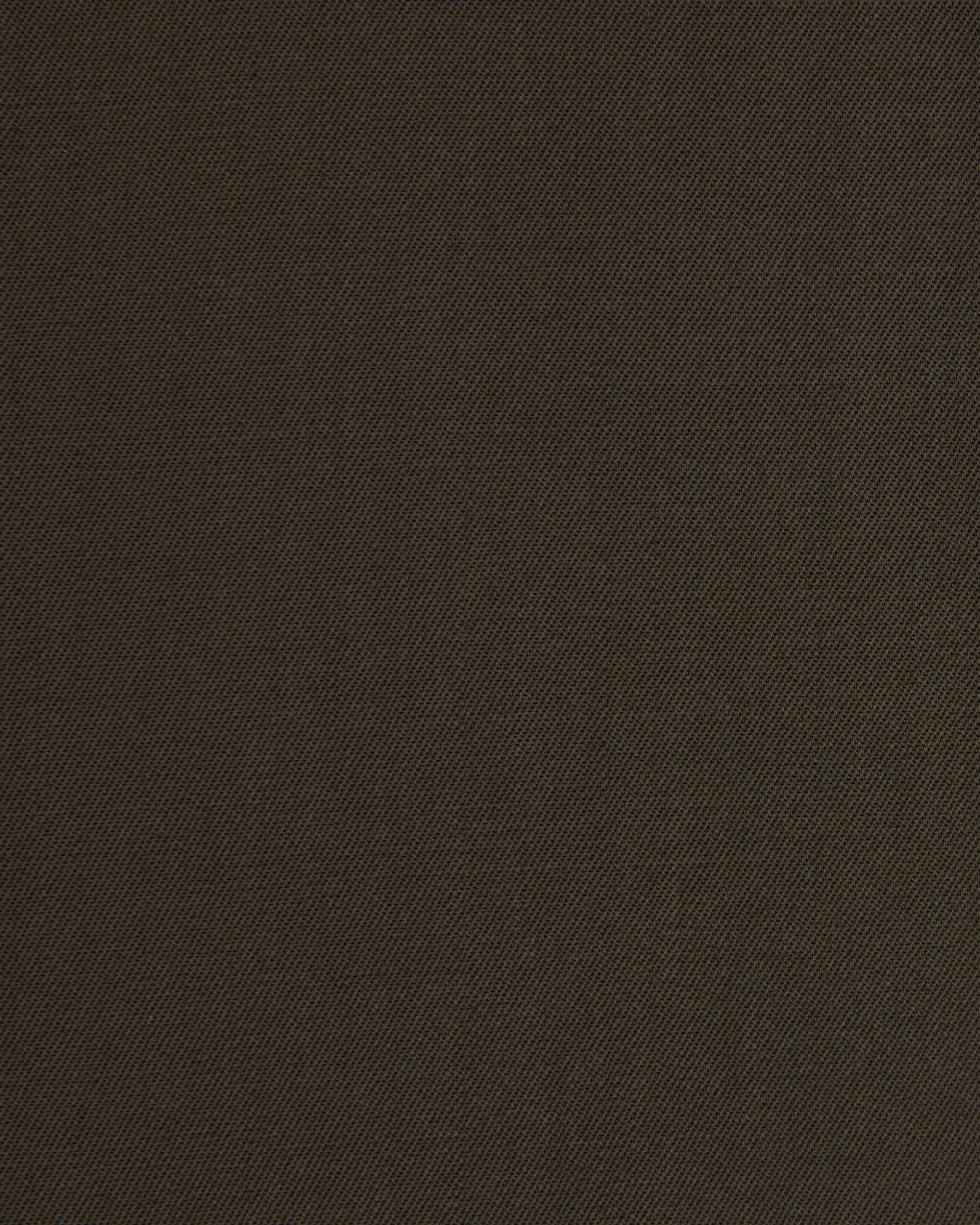 オーガニックウール 2/80 ギャバジン / イタリアンオープンカラーシャツ, Dark Olive