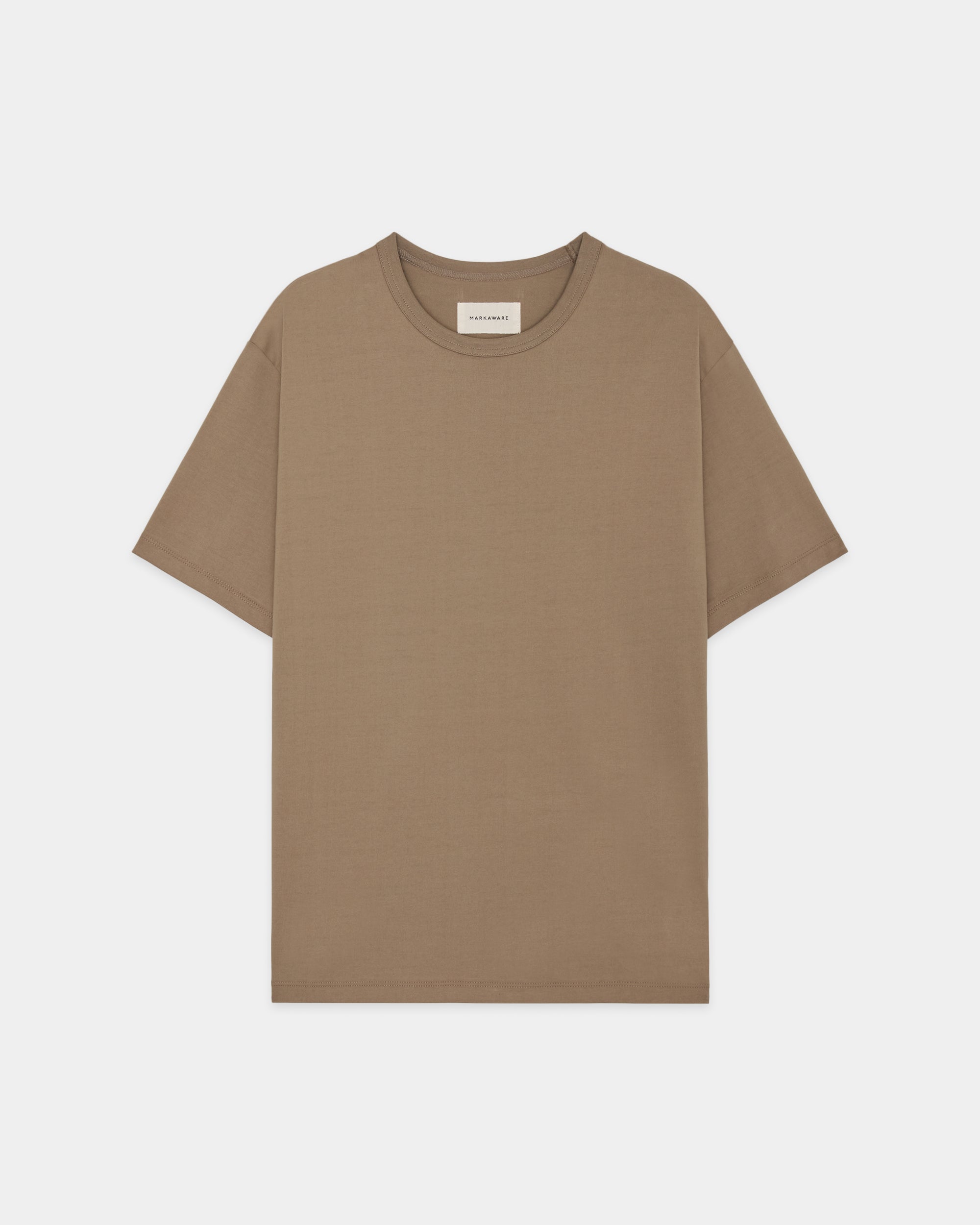 Organic Giza 60/3 Jersey Survival Cloth / Relaxed Fit Tee, Covert Gray