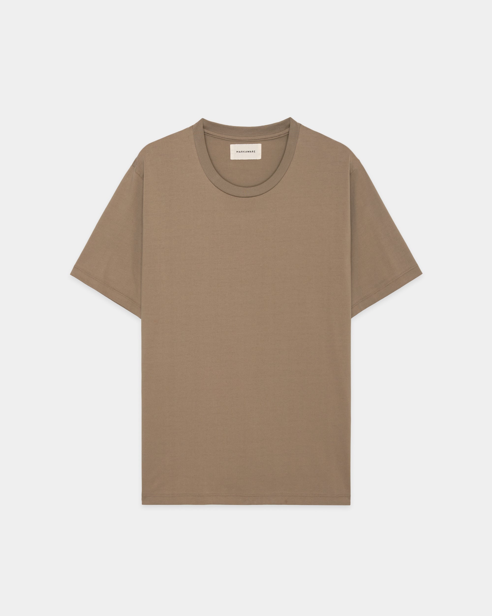 Organic Giza 60/3 Jersey Survival Cloth Regular Fit Tee, Covert Gray