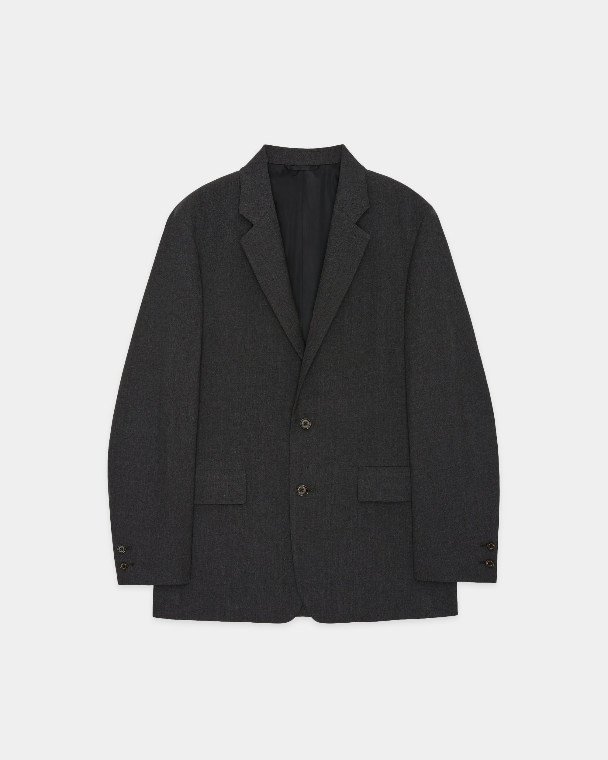 3/60 オーガニックウールサバイバルクロス® / スポーツコート, Charcoal