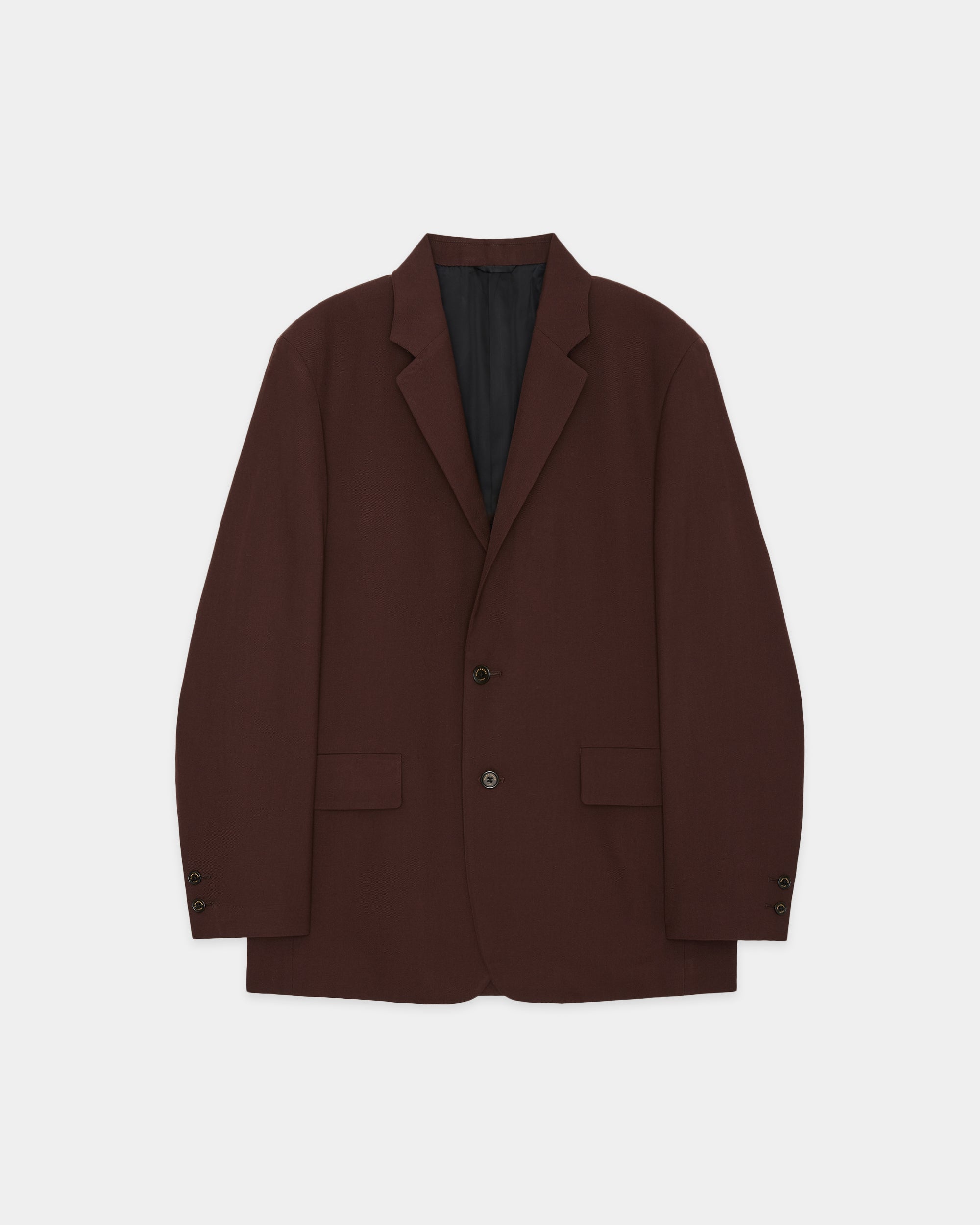 Organic Wool Survival Cloth / Sports Coat, Dark Brown