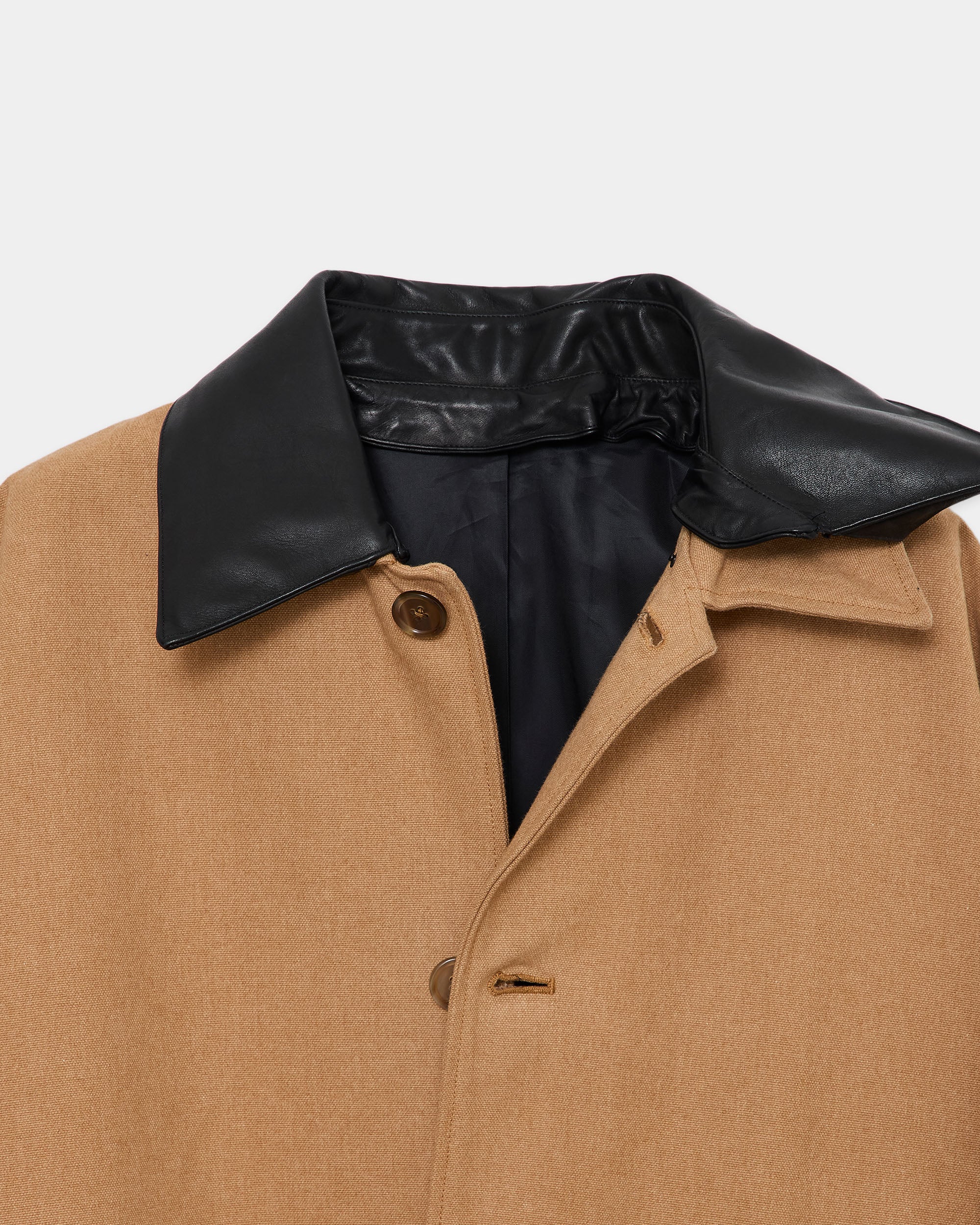 Organic Cotton Duck / Chasseur Jacket, Natural Brown