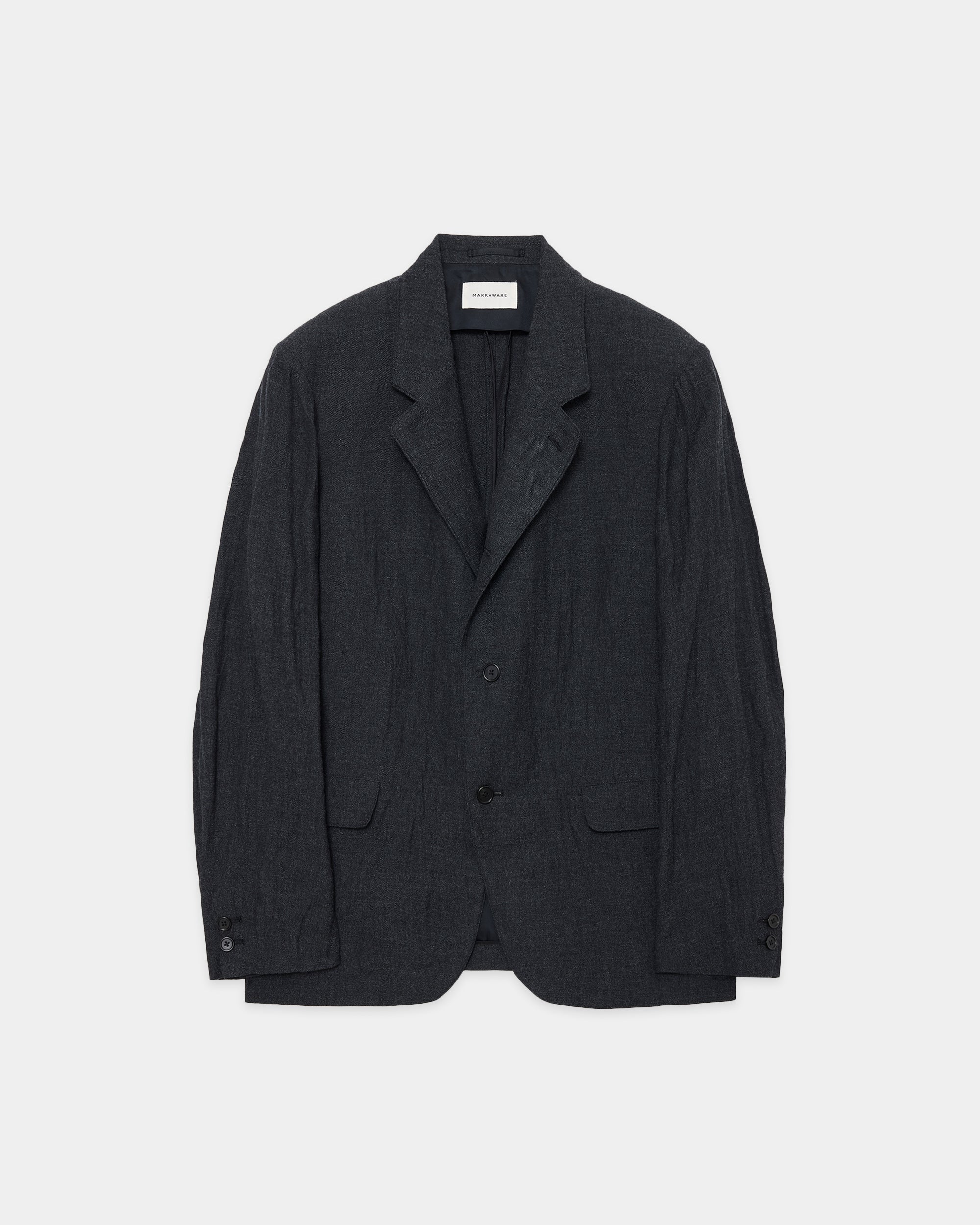 Organic Wool X Stainless Oatmeal / Sack Coat, Sumikuro