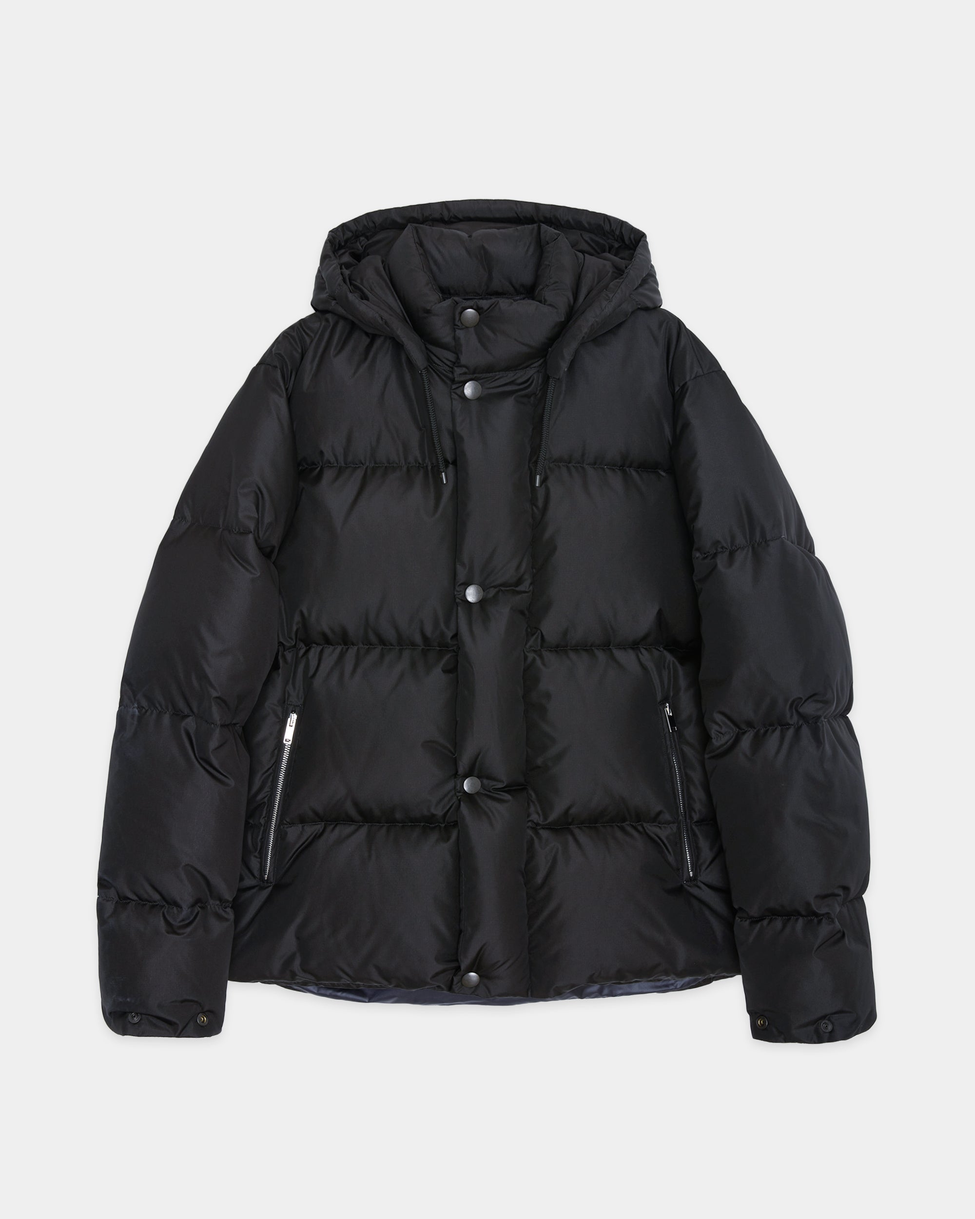 Bratac Silk Ripstop / Alpine Short Down Parka, Black