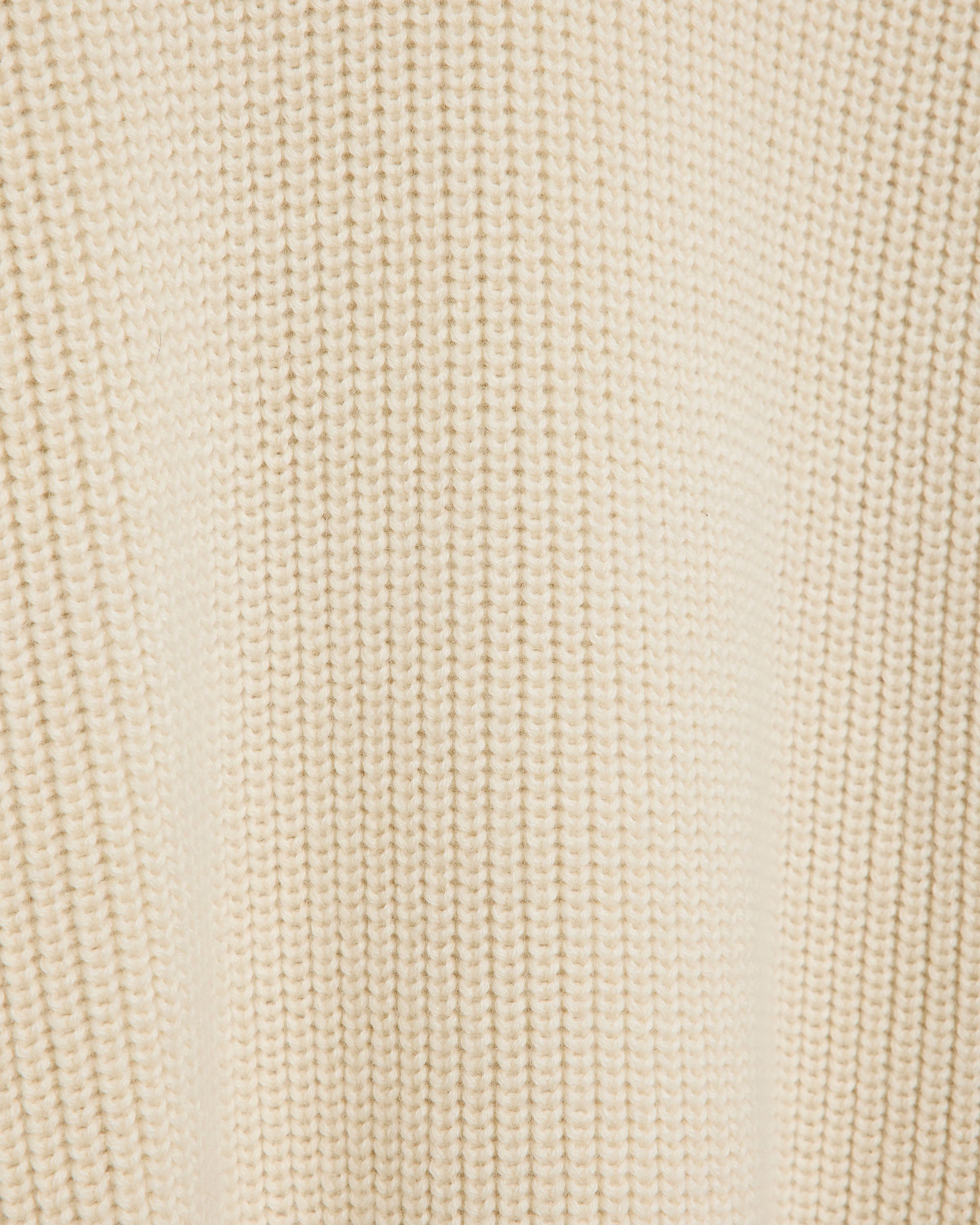 Alpaca Sixteen / Ribbed Polo Collar Jumper, Natural White