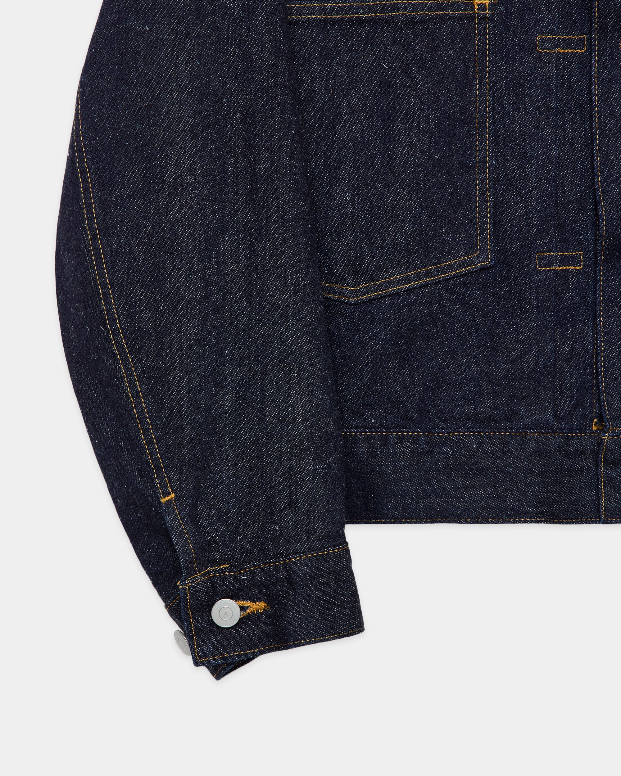 【PARKING別注】13.1oz キモノデニム / ショートデニムジャケット, Indigo