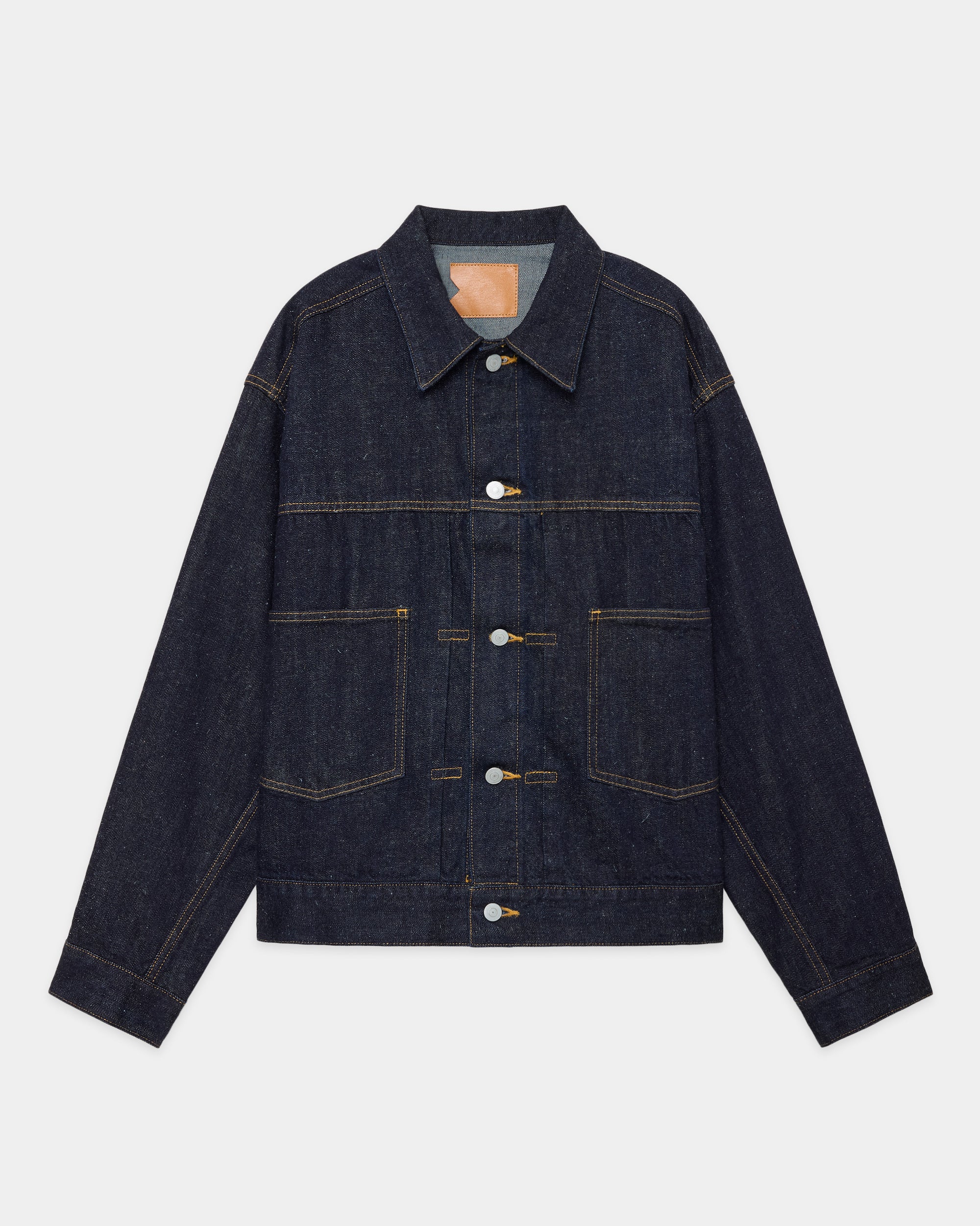 【PARKING別注】13.1oz キモノデニム / ショートデニムジャケット, Indigo