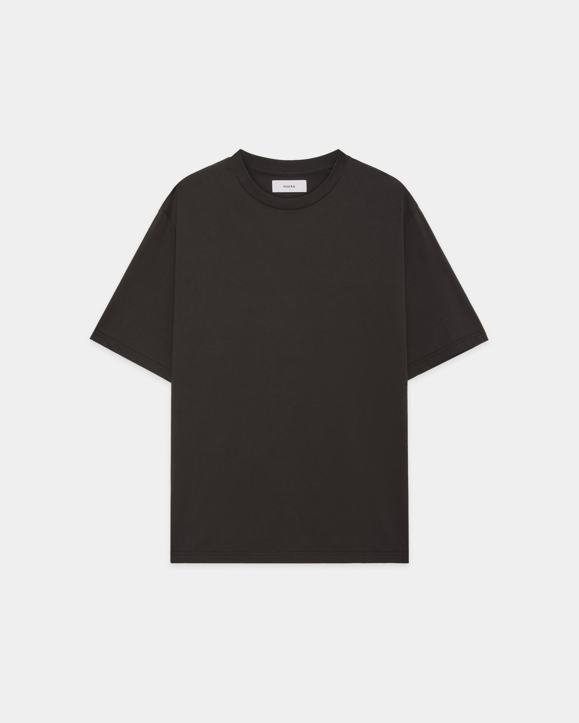 30/1オーガニックコットン空紡天竺 / クルーネックTee, Ink Black