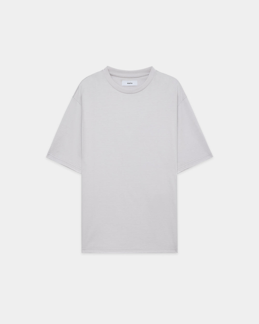 オーガニックコットン40/2天竺 / クルーネックS/S Tee, Light Gray
