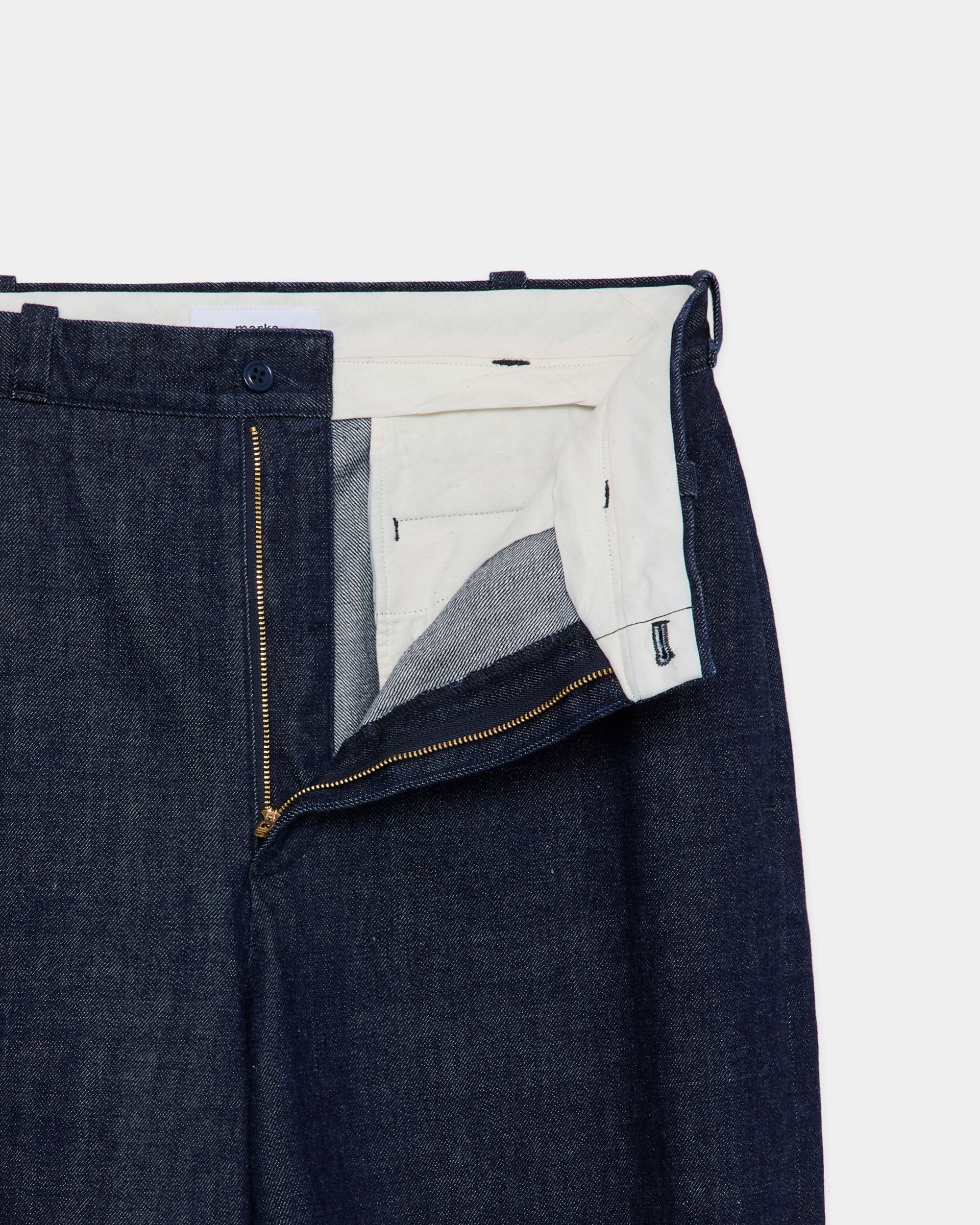 Organic Cotton 13.5oz Selvedge Denim / U.S. Army Trousers, Indigo O.W