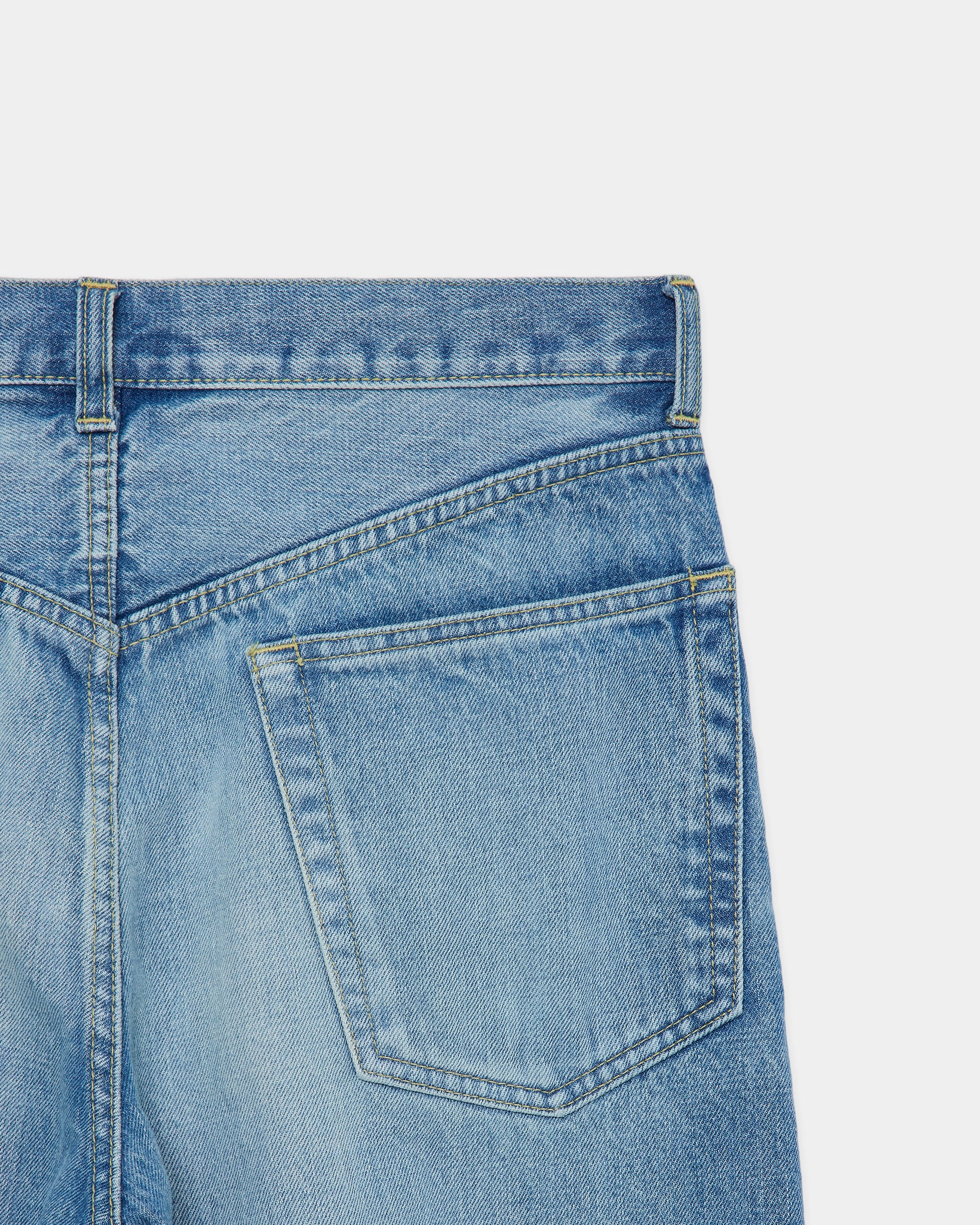 Organic Cotton 13.5oz Selvedge Denim / Cylinder Fit Jeans, Indigo V.W
