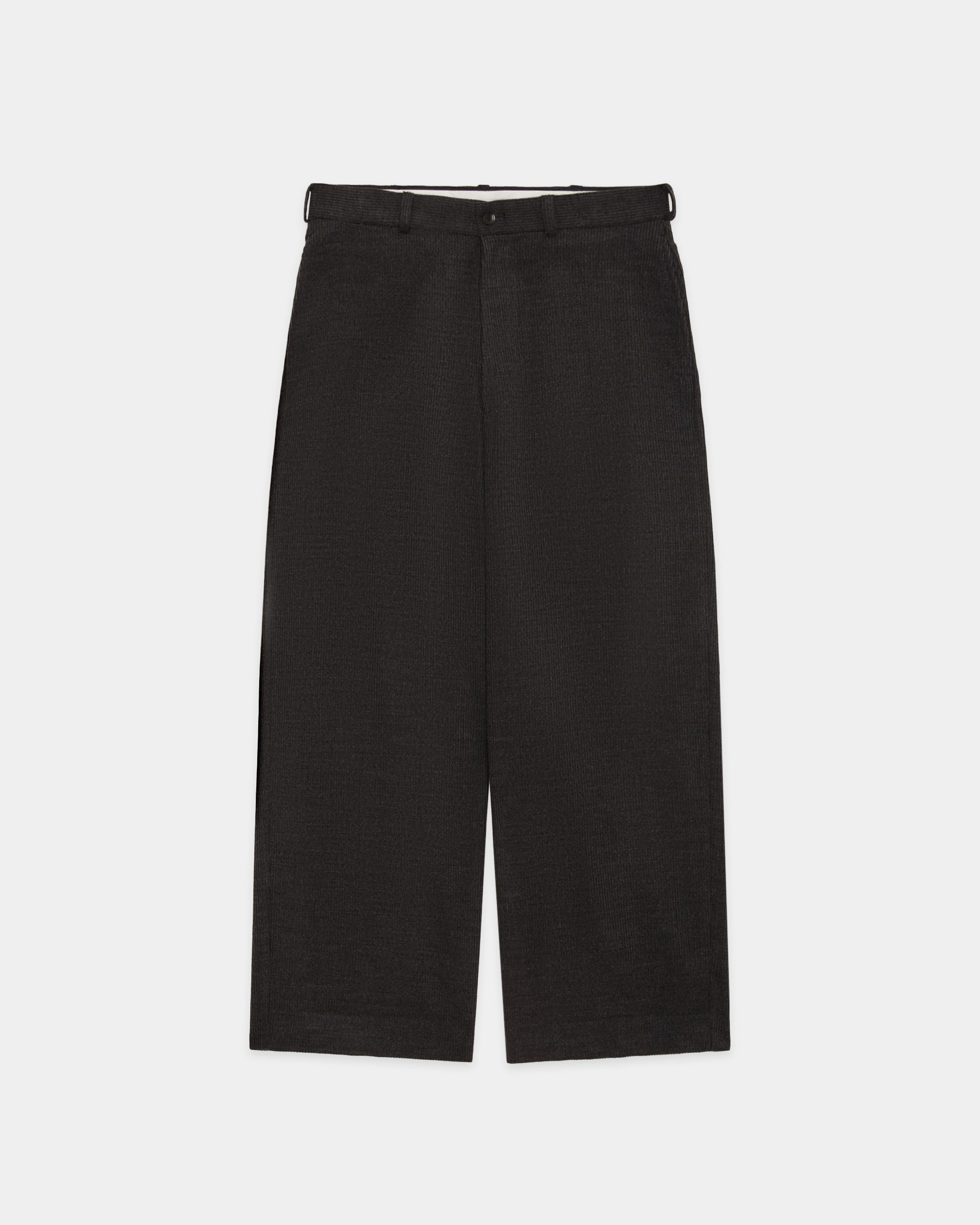 SUPER120s ウールコーデュロイ / USMCスラックス, Top Gray