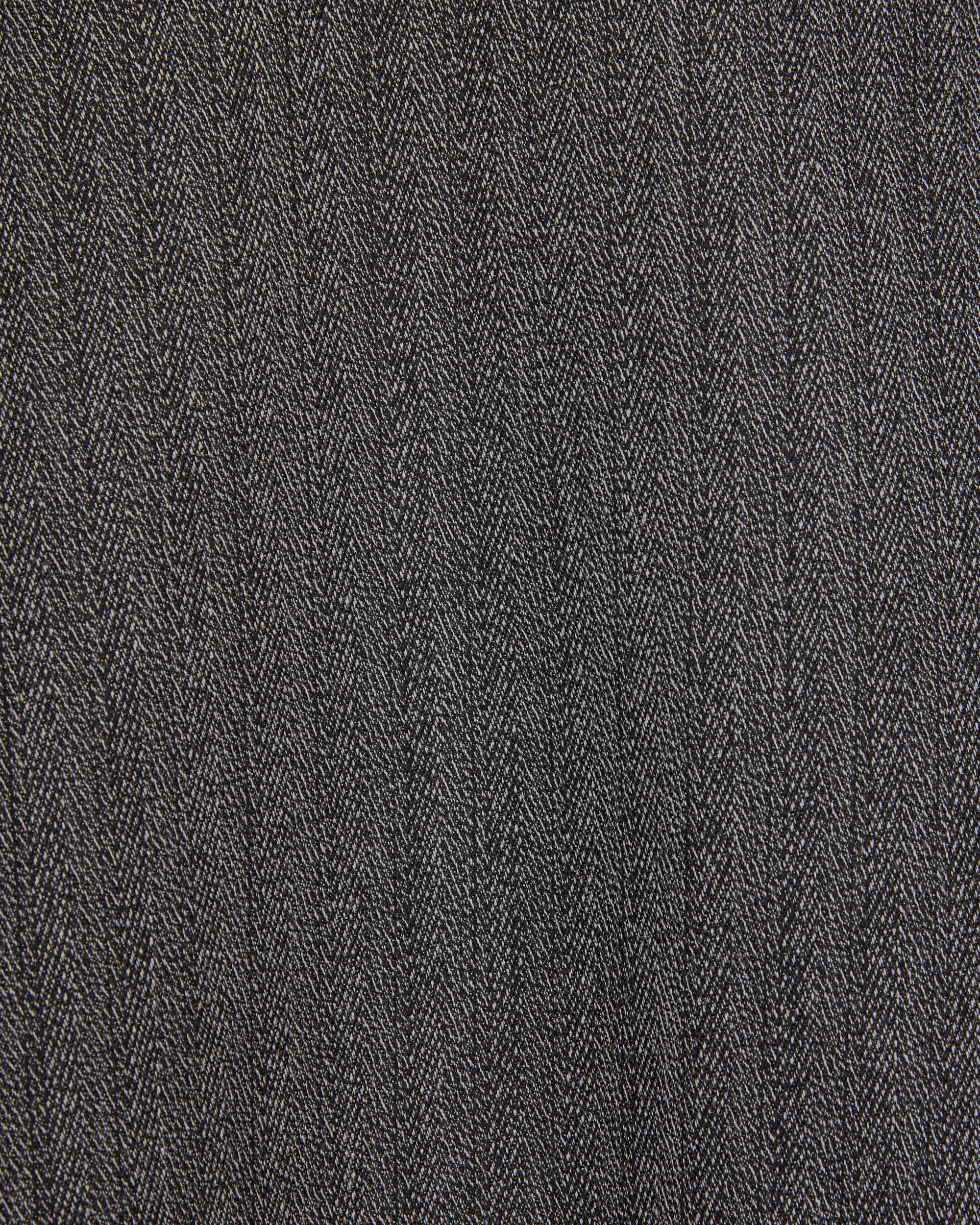 オーガニックウール撚り杢へリンボーン / シングルプリーツワイドトラウザーズ, Gray