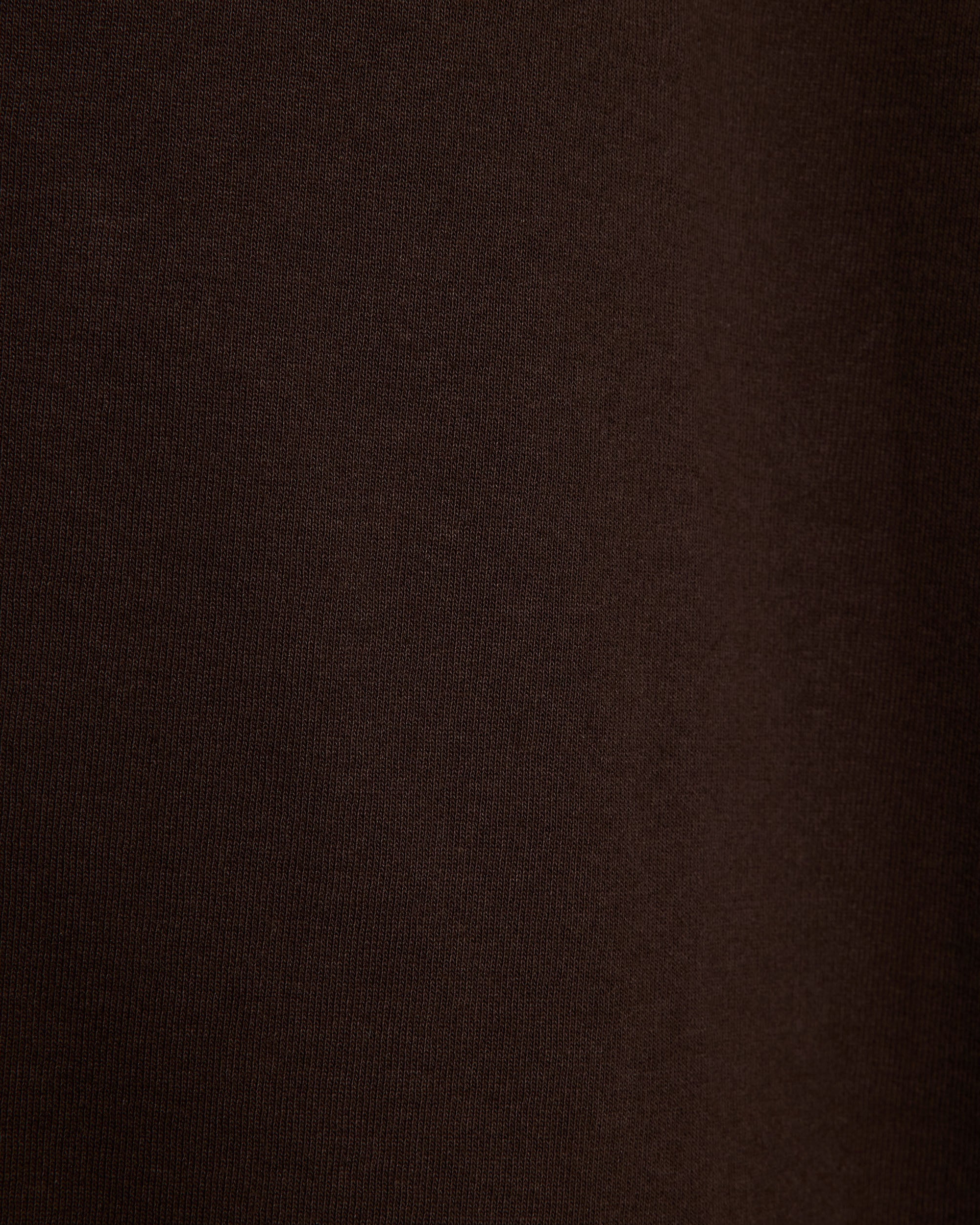 Organic Cotton Open-End Yarn Inlay Brushed / Gym Pants, Brown